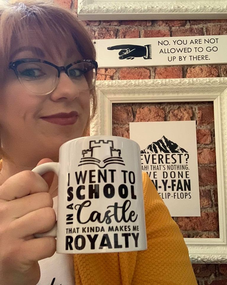 I went to school in a castle... that kinda makes me royalty - Cyfarthfa mug