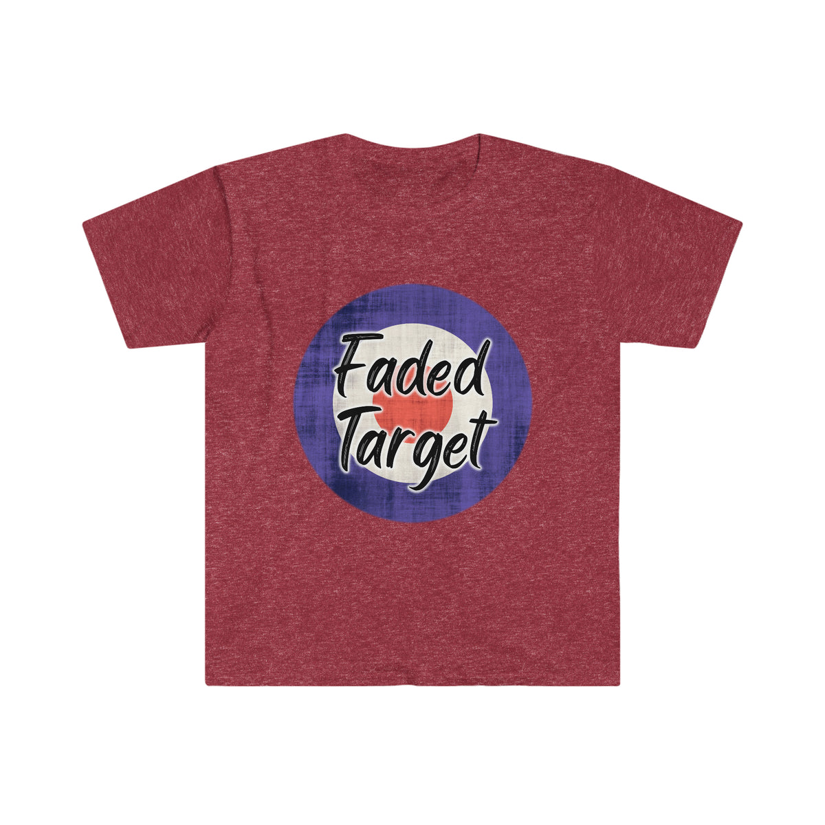 Faded Target band t-shirt - mod target design