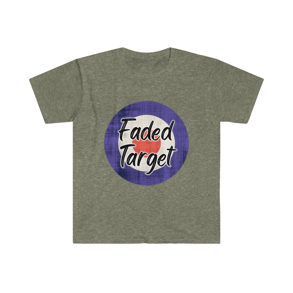 Faded Target band t-shirt - mod target design