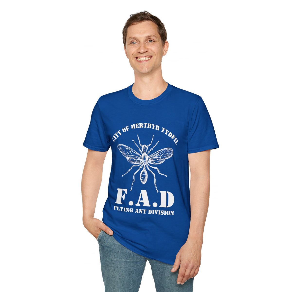 City of Merthyr Tydfil Flying Ant Division F.A.D t-shirt tee