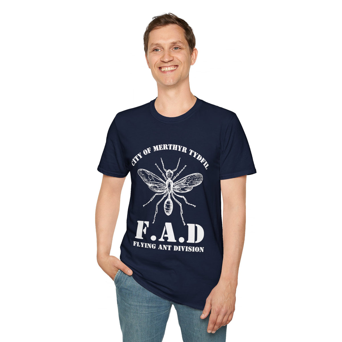 City of Merthyr Tydfil Flying Ant Division F.A.D t-shirt tee