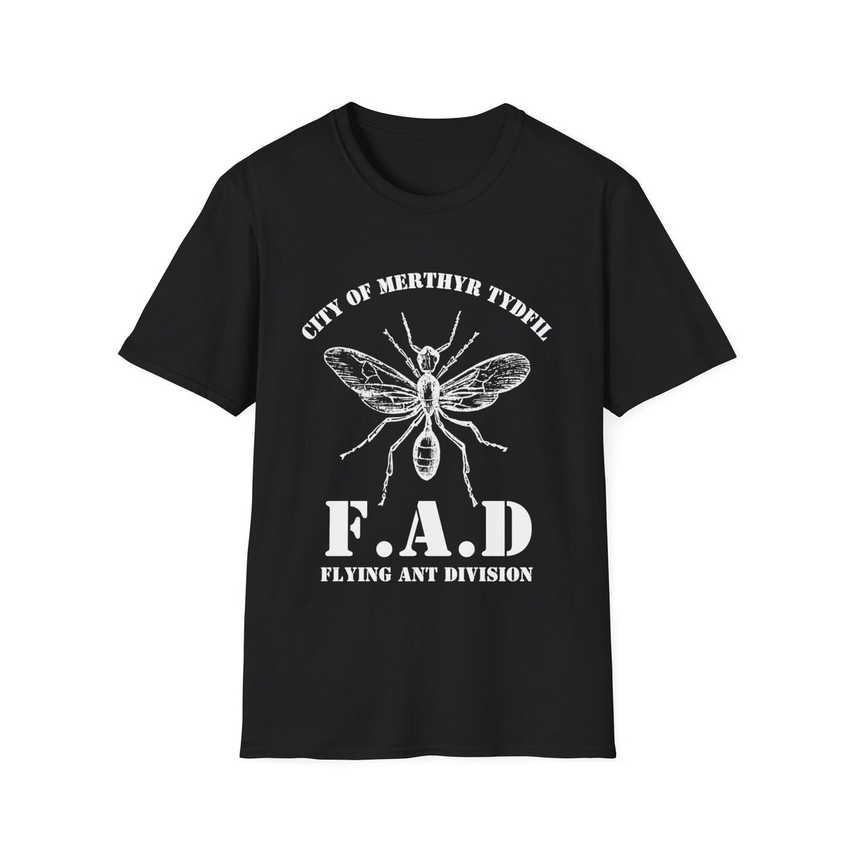 City of Merthyr Tydfil Flying Ant Division F.A.D t-shirt tee