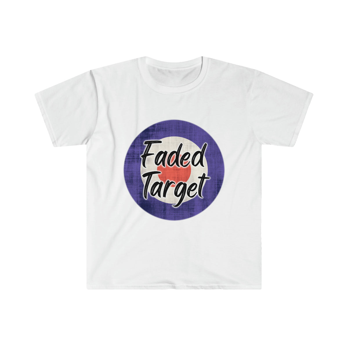 Faded Target band t-shirt - mod target design