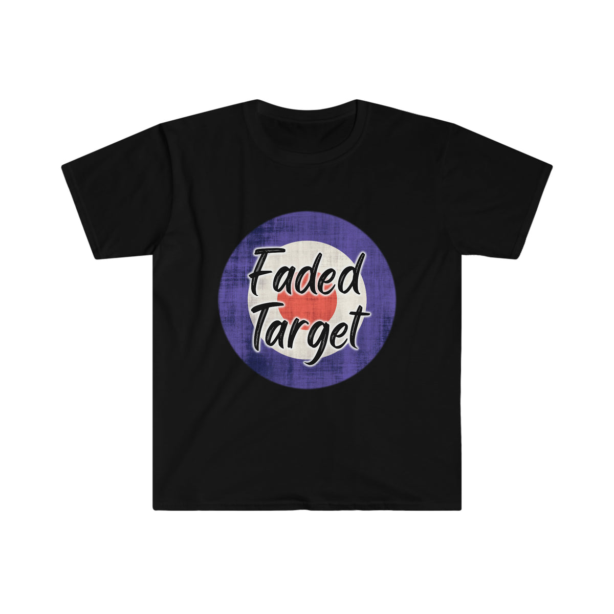 Faded Target band t-shirt - mod target design