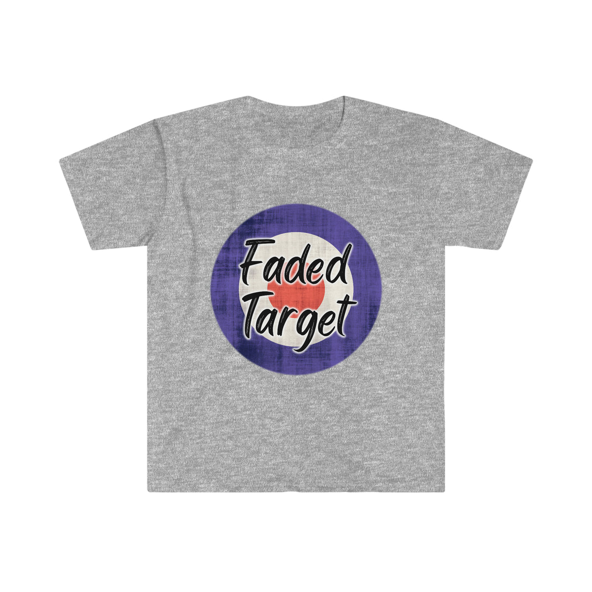 Faded Target band t-shirt - mod target design