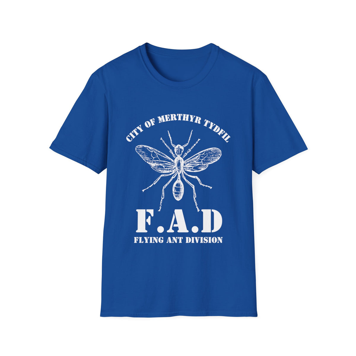 City of Merthyr Tydfil Flying Ant Division F.A.D t-shirt tee