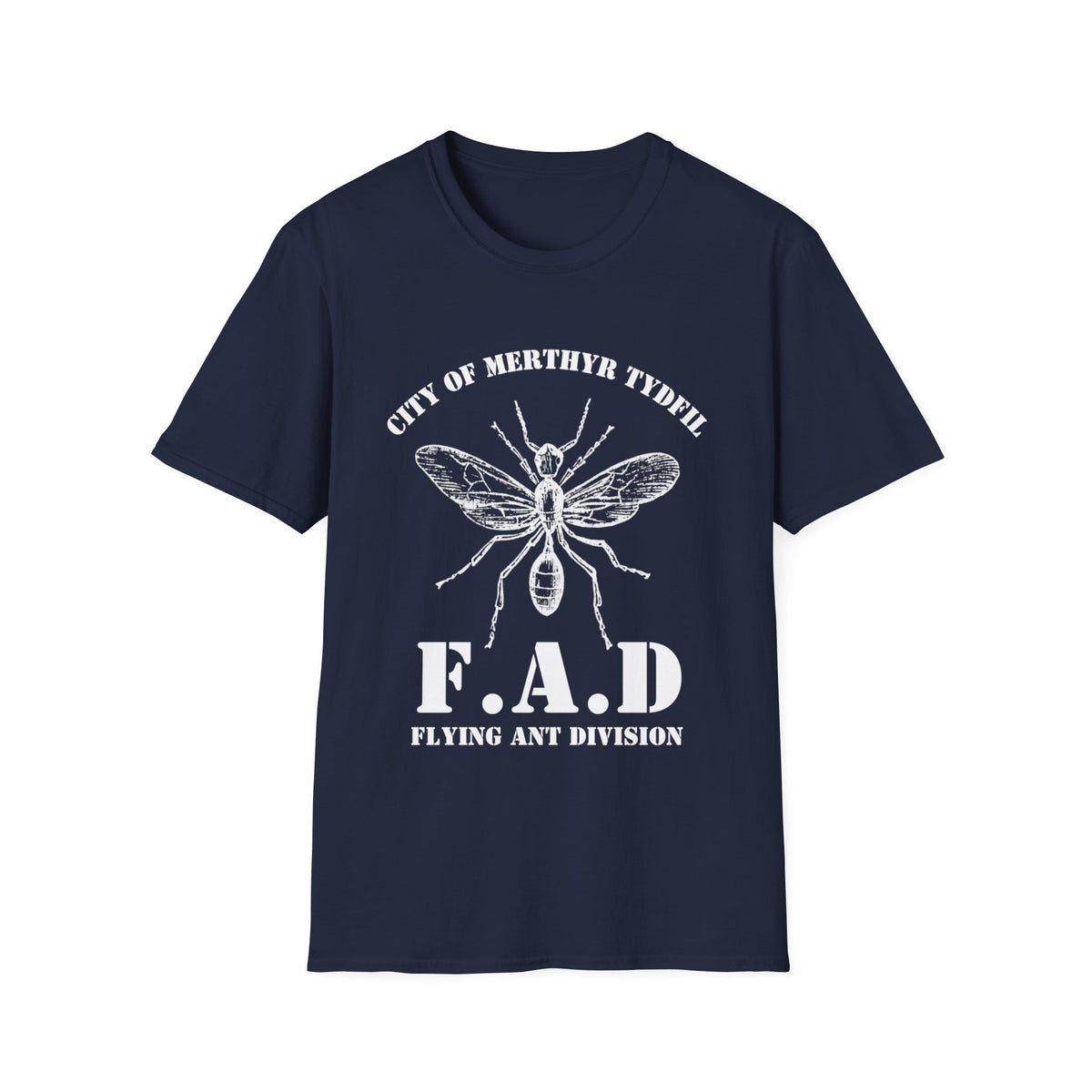 City of Merthyr Tydfil Flying Ant Division F.A.D t-shirt tee
